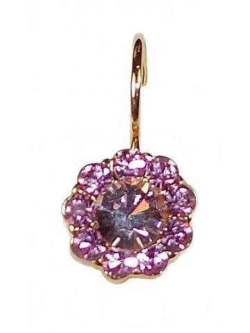 Mariana Women's Parasol Earrings in Pink (view 1)