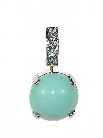 Mariana Women's Drop Earrings - 1" in Turquoise (view 1)