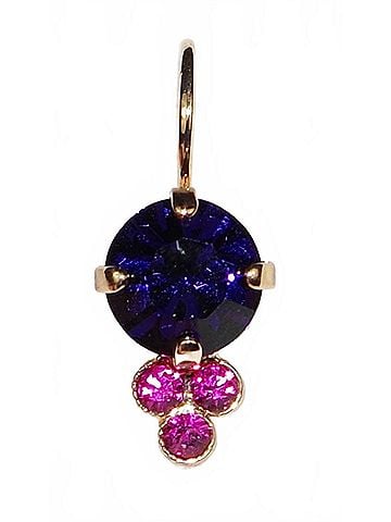 Mariana Women's Xenia Jubilee Earrings in Pink/ Purple (view 1)