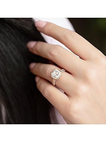 Starlette Women's Audrey Ring in Rose Gold (view 2)