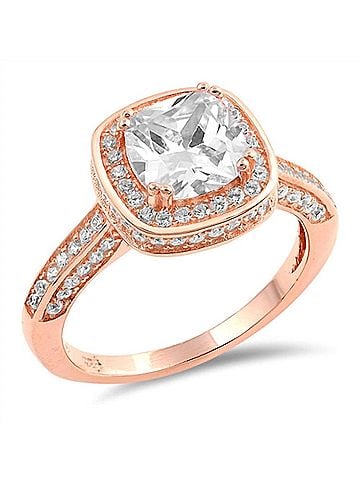 Starlette Women's Audrey Ring in Rose Gold (view 1)