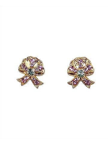 Mariana Women's Parasol Earrings in Pink / Green (view 1)