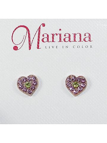 Mariana Women's Parasol Earrings in Pink / Green (view 2)