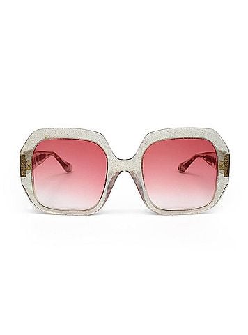 APERCU Women's Laurence Sunglasses in Glitter Folie (view 2)