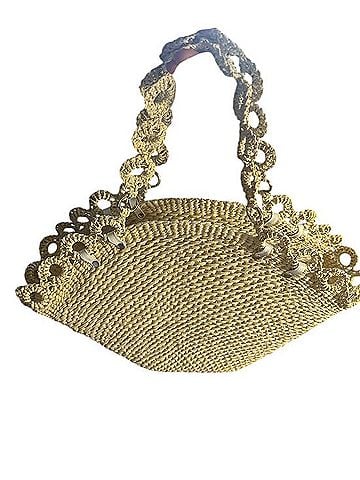 Sensi Studio Thick Weave Maxi Basket Shoulder Bag (view 2)