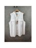 Eddie Bauer 100% Polyester Solid White Sleeveless Blouse Size 3X - photo 3