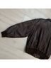 Lamarque 100% Leather Solid Brown Jacket Size M - photo 7