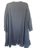 Wrap 100% Linen Solid Black Kimono Size 4 - photo 2