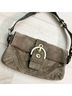 Coach 90% Suede 100% Suede Brown Tan Shoulder Bag One size - photo 4