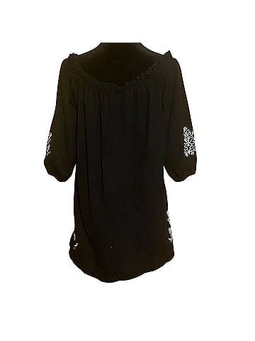 The Pyramid Collection Short Sleeve Blouse (view 2)