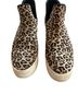 Steve Madden Leopard Print Tan Black Ankle Boots Size 9 1/2 - photo 1