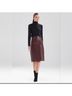 Natori Burgundy Leather Skirt Size 12 - photo 5