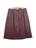 Natori Burgundy Leather Skirt Size 12 - photo 2