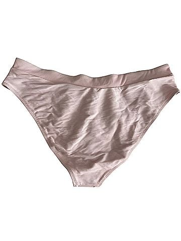 J.Crew Ribbed cross front cheeky bikini Swimsuit Bottoms (view 2)