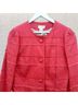 J.Crew x Dauphinette 54% Cotton 46% Modal 100% Acetate Solid Pink Orange Jacket Size 4 - photo 14