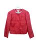 J.Crew x Dauphinette 54% Cotton 46% Modal 100% Acetate Solid Pink Orange Jacket Size 4 - photo 1