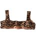 J.Crew Animal Print Multi Color Swimsuit Top Size 3X - photo 2