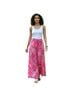 Amanda Uprichard 100% Silk Tie-dye Pink White Silk Pants Size M - photo 3