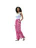 Amanda Uprichard 100% Silk Tie-dye Pink White Silk Pants Size M - photo 4