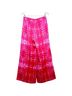 Amanda Uprichard 100% Silk Tie-dye Pink White Silk Pants Size M - photo 2