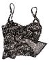 Lands' End Print Black White Swimsuit Top Size 14 - photo 1