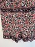 Anthropologie 100% Polyester Floral Red White Black Gray Jumpsuit Size XS - photo 9