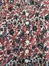 Anthropologie 100% Polyester Floral Red White Black Gray Jumpsuit Size XS - photo 7
