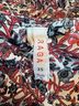 Anthropologie 100% Polyester Floral Red White Black Gray Jumpsuit Size XS - photo 3