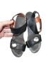 Taos 100% Leather Black Sandals Size 10 - photo 2