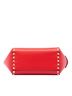 Valentino 100% Leather Red Mini Leather Rockstud Double Handle Tote One size - photo 4