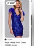 Jovani Solid Blue Cocktail Dress Size 4 - photo 4