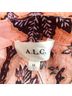 A.L.C. 100% Linen Floral Burgundy Jumpsuit Size 12 - photo 3