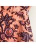 A.L.C. 100% Linen Floral Burgundy Jumpsuit Size 12 - photo 6