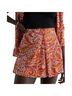Express Floral Orange Red Pink Skort Size 2 - photo 1