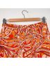 Express Floral Orange Red Pink Skort Size 2 - photo 8