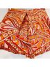Express Floral Orange Red Pink Skort Size 2 - photo 7