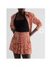 Express Floral Orange Red Pink Skort Size 2 - photo 12