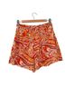 Express Floral Orange Red Pink Skort Size 2 - photo 2