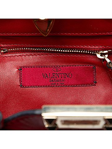 Valentino Mini Leather Rockstud Satchel (view 2)