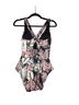 Hurley Floral Multi Color One Piece Swimsuit Size S - photo 2
