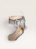 Louise Et Cie 100% Leather Silver Wedges Size 8 - photo 5