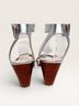 Louise Et Cie 100% Leather Silver Wedges Size 8 - photo 4