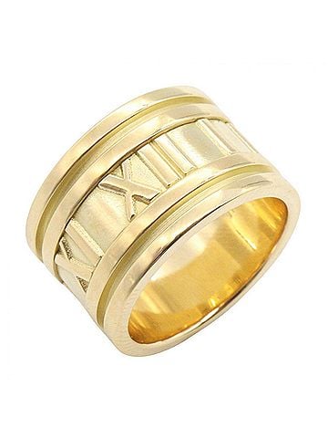 Tiffany & Co. Tiffany & Co. Atlas Wide Ring - 18K (Yellow Gold) Men's Women's Gold Tone (view 1)