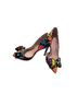 Betsey Johnson Floral Multi Color Heels Size 6 1/2 - photo 3
