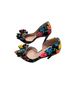 Betsey Johnson Floral Multi Color Heels Size 6 1/2 - photo 5