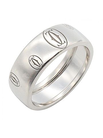 Cartier Cartier Happy Birthday Ring, 18K White Gold (18KWG), Silver Tone, for Men and Women. (view 1)