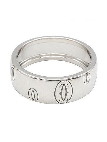 Cartier Cartier Happy Birthday Ring, 18K White Gold (18KWG), Silver Tone, for Men and Women. (view 2)