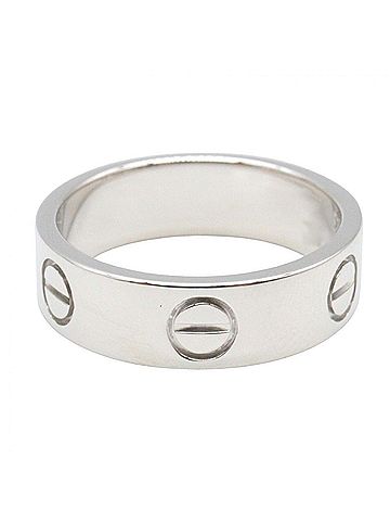 Cartier Cartier Love Ring, 18K White Gold (18KWG), Silver Tone, for Men and Women. (view 2)