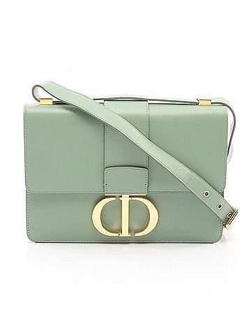 Christian Dior Christian Dior Dior 30 Montaigne Shoulder Bag/Handbag, Leather, Women's, Green (view 1)