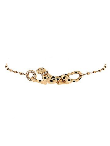 Cartier Panthere De Cartier Bracelet 18K Yellow Gold with Diamonds, Black Enamel and Tsavorite (view 1)